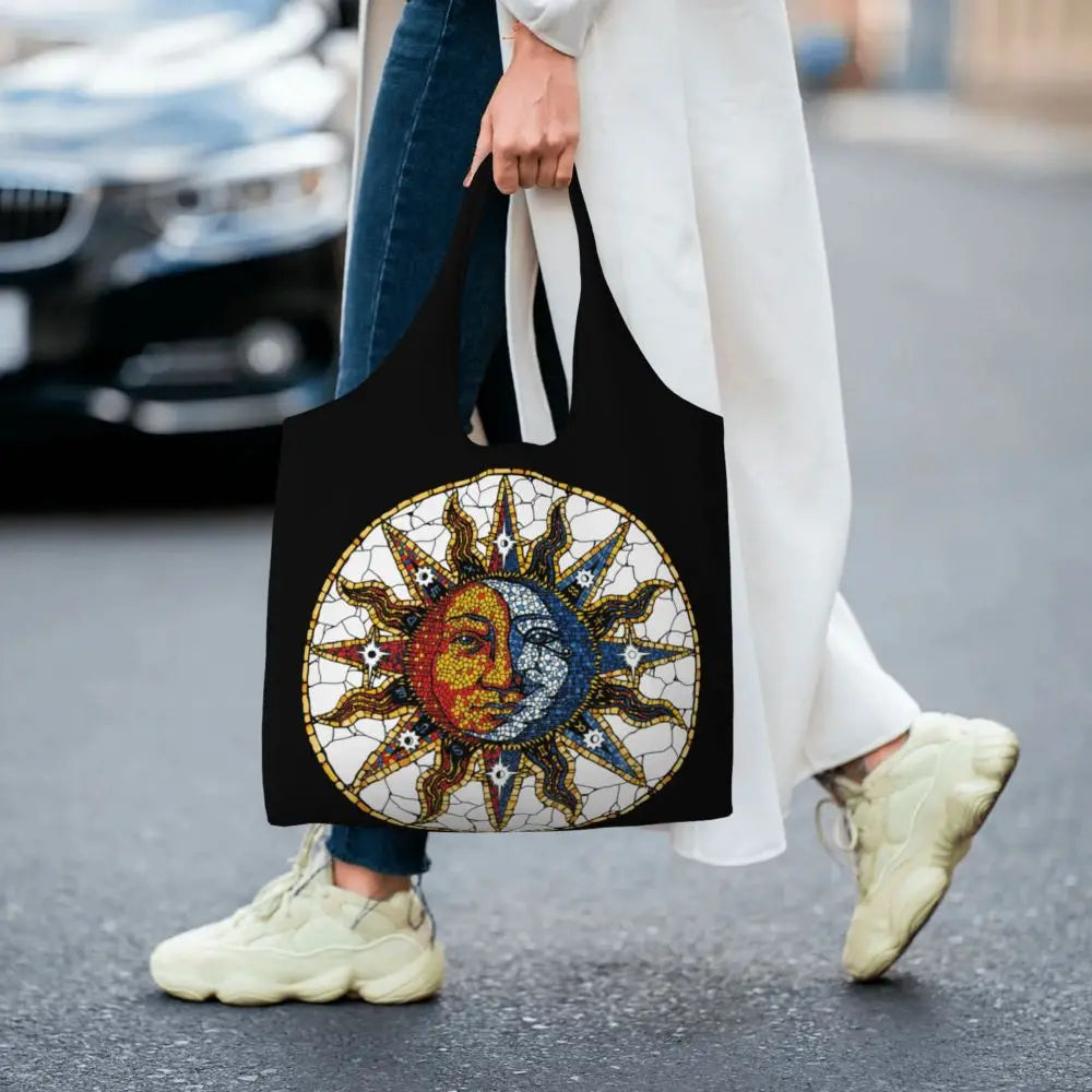 Bolsa lua e estrelas