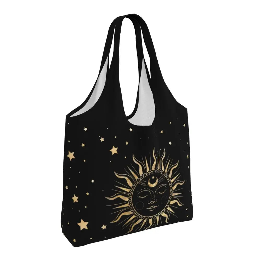 Bolsa lua e estrelas