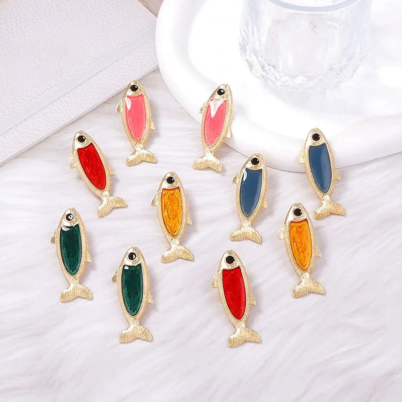 Brincos de peixe com design exclusivo para mulheres, boêmio, vintage, viagem diária, acessórios para banquetes, presentes de aniversário
