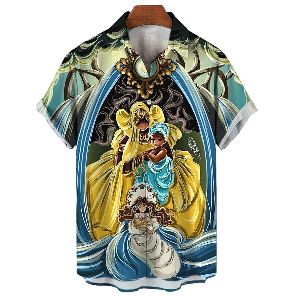 Camisas vai na fé estampas