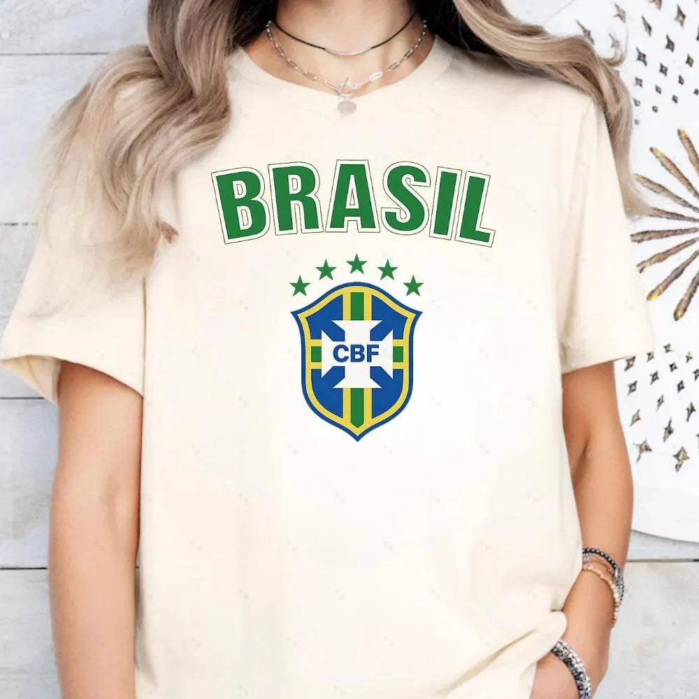 Camiseta de Futebol Brasileira unissex