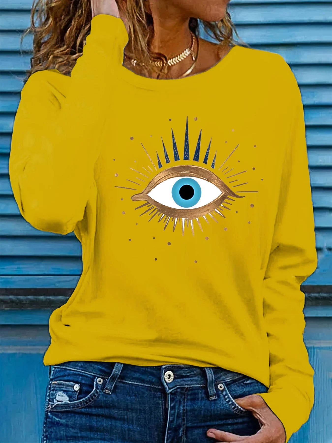 Camisa manga olho