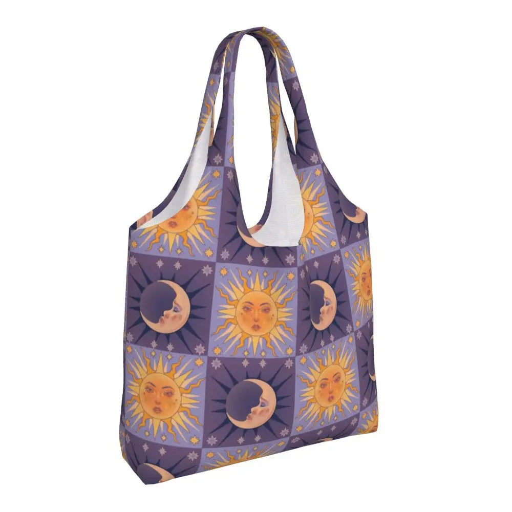 Bolsa lua e estrelas