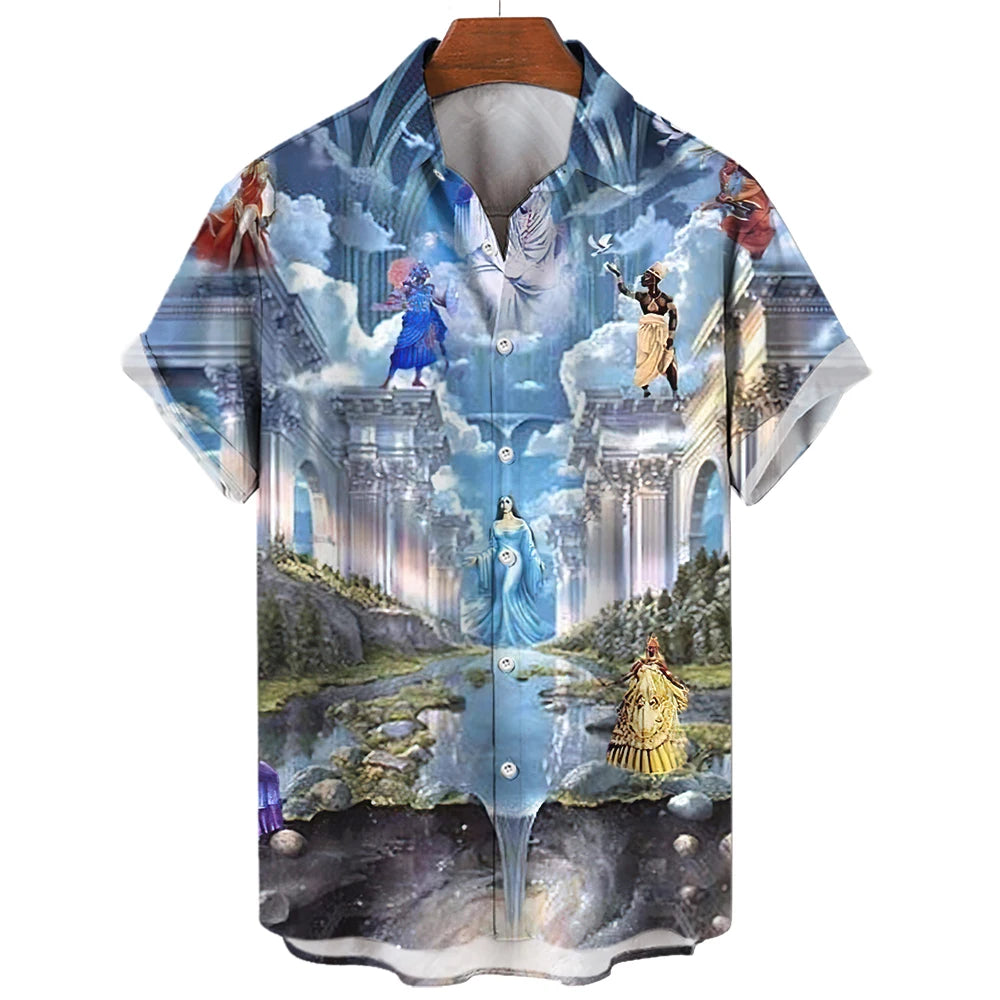 Camisas vai na fé estampas