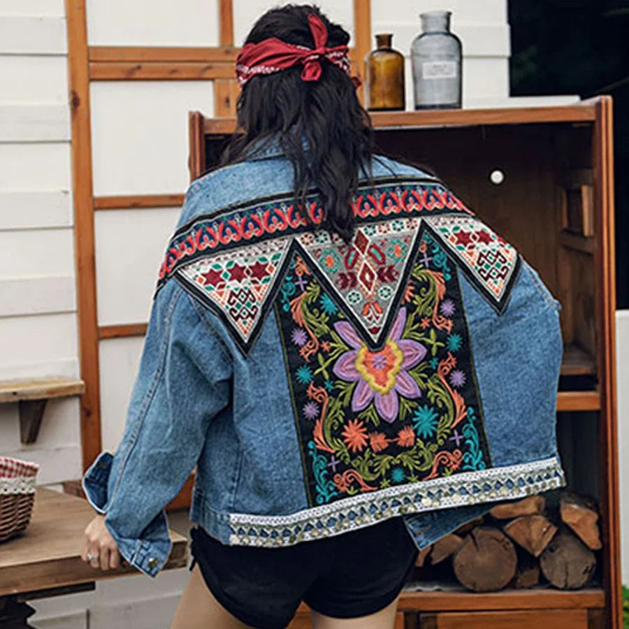 jaqueta jeans BOHO