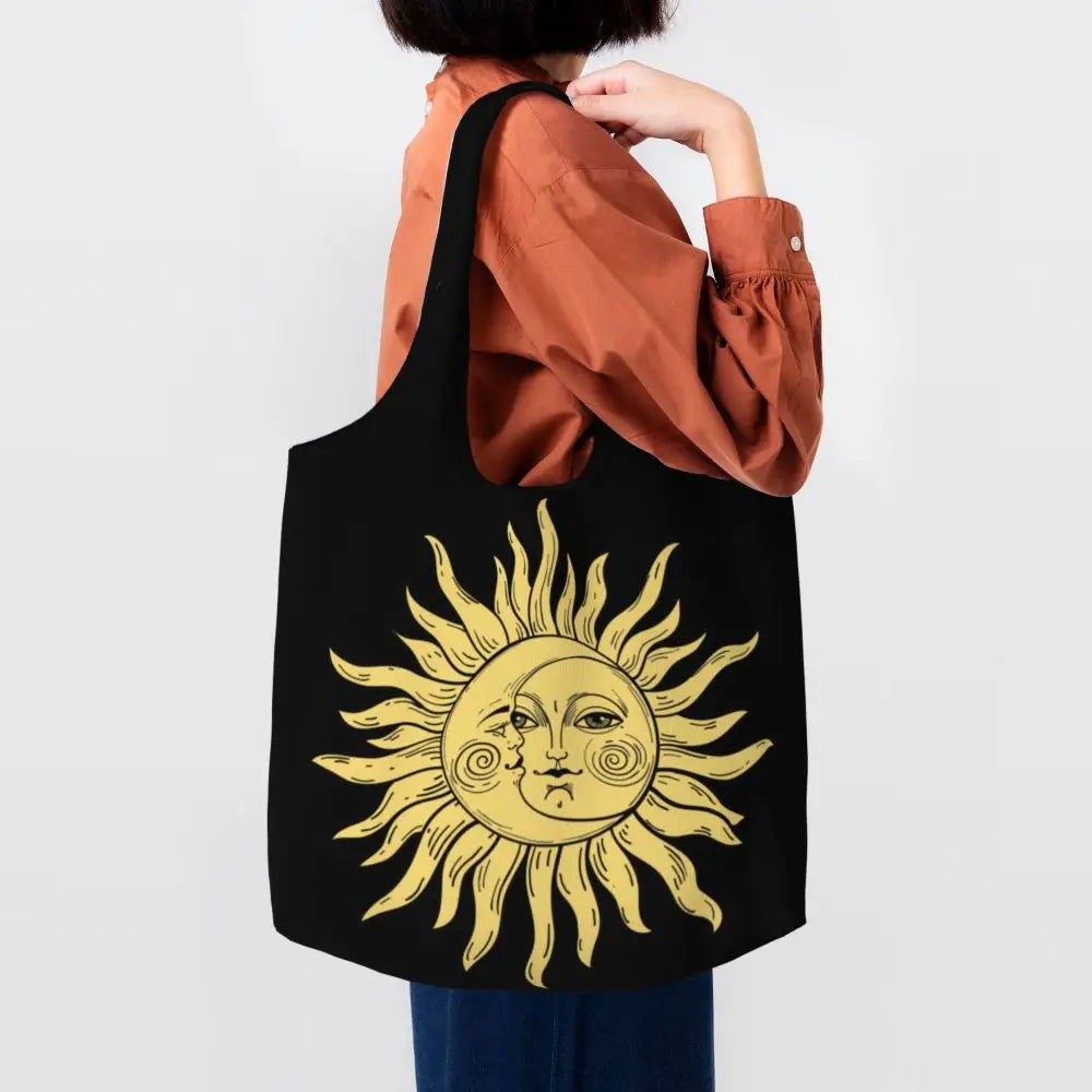 Bolsa lua e estrelas