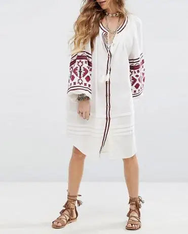 Vestido BATA . Boho