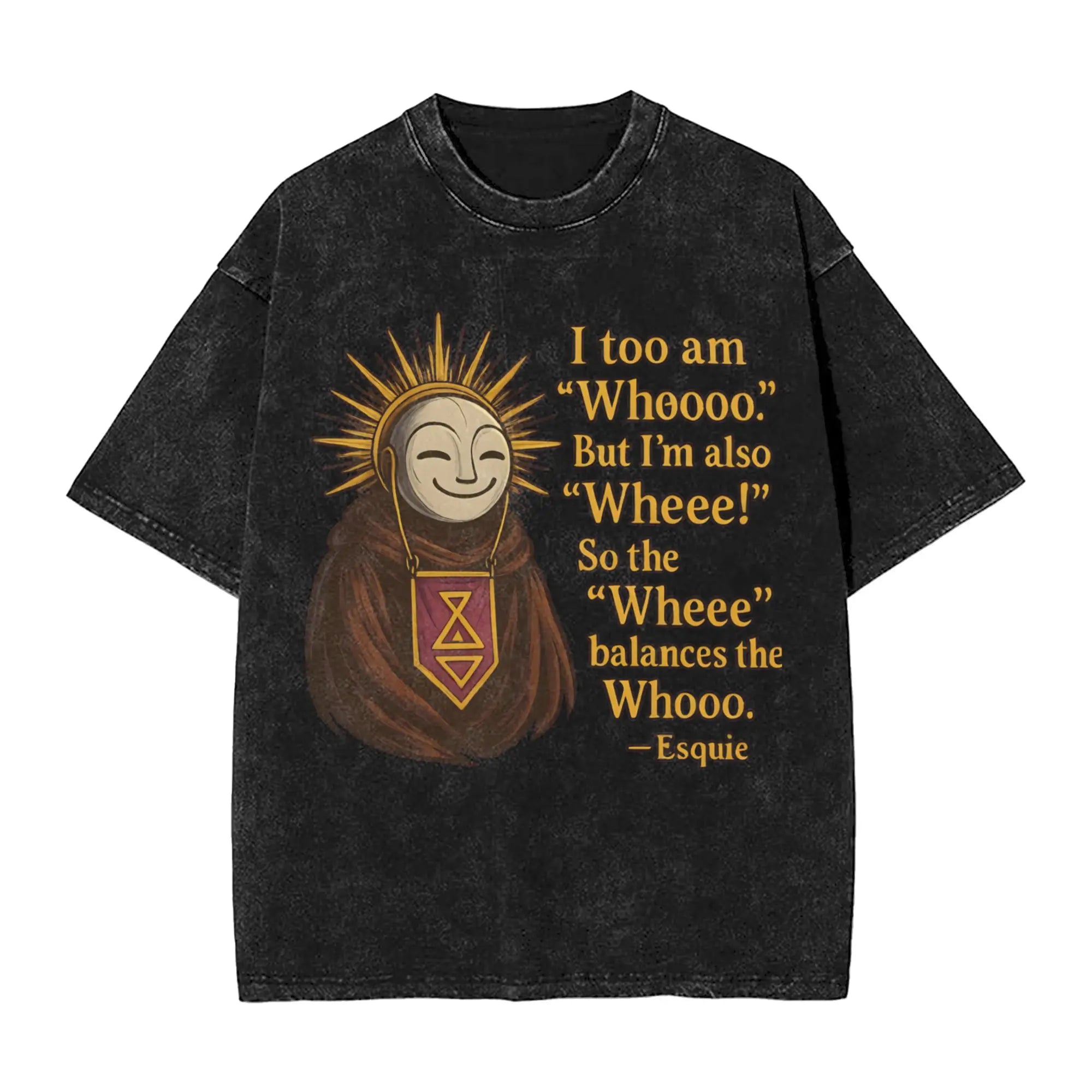Camiseta sol negro