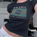 Camiseta Brasil disco