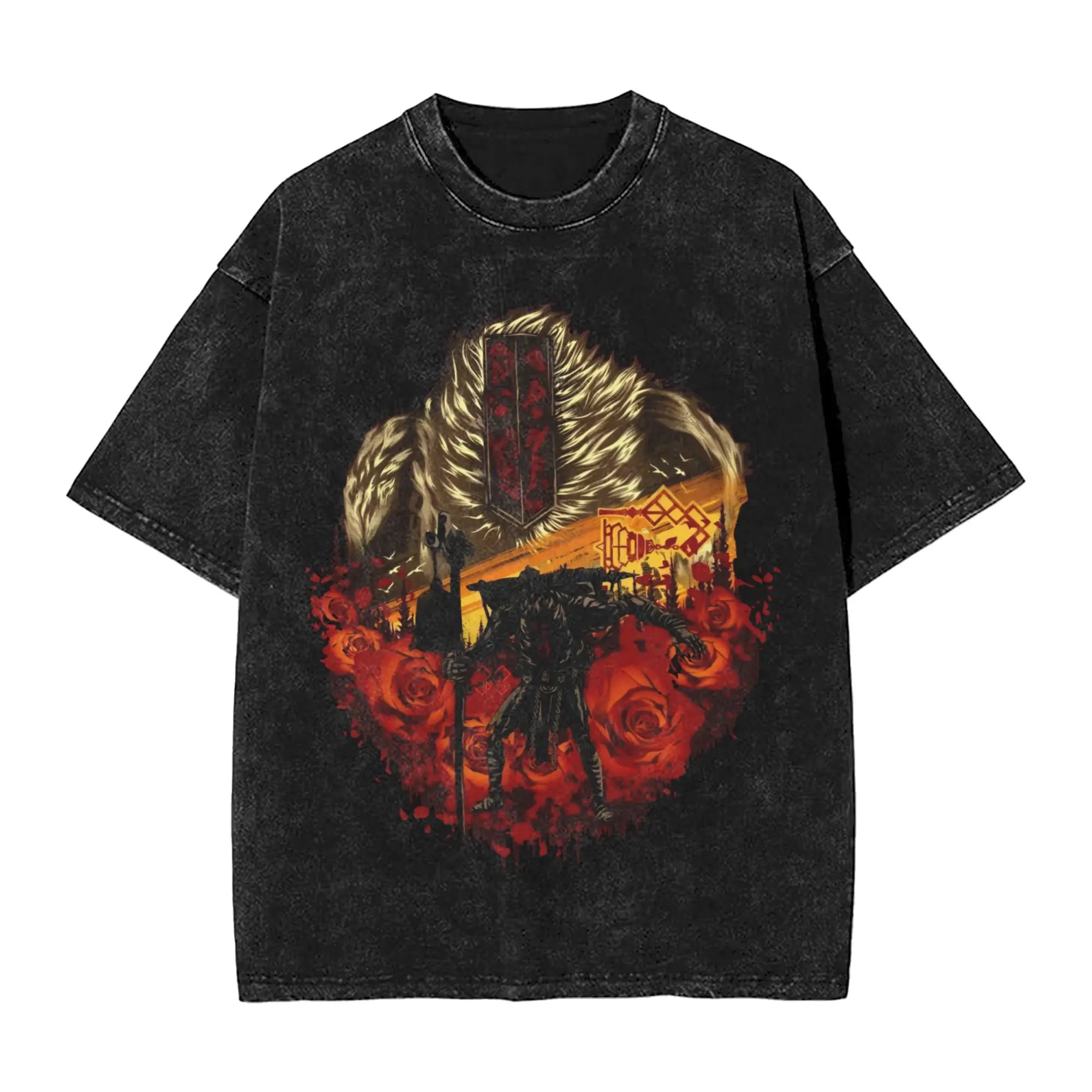 Camiseta sol negro