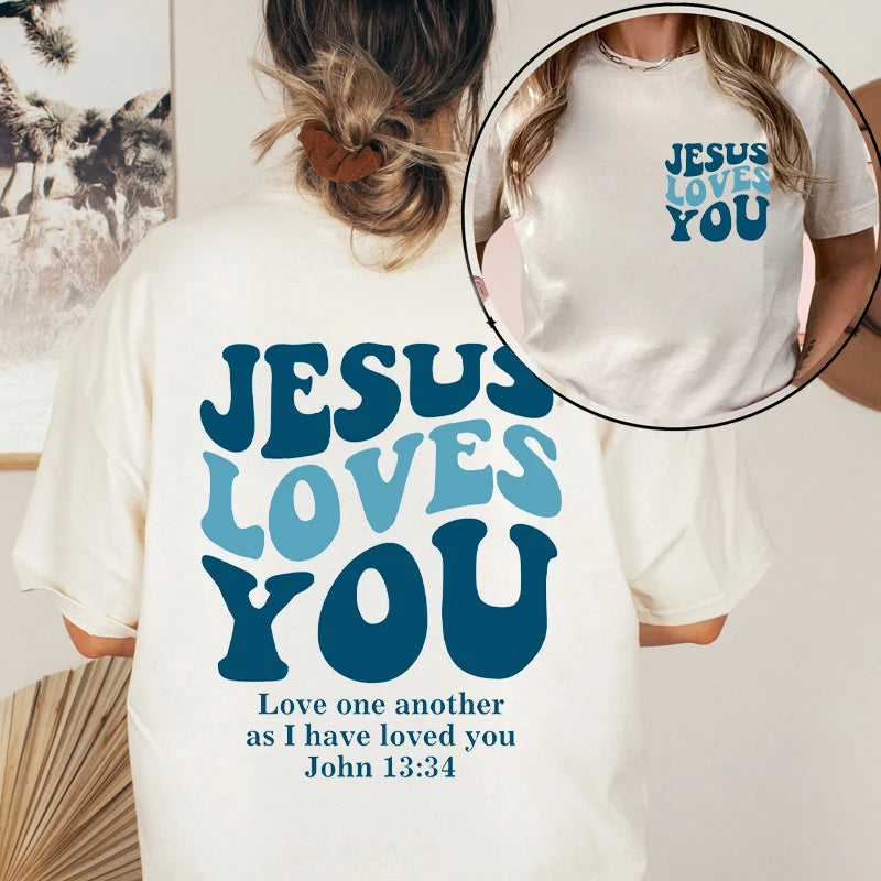 Jesus ama você t-shirt