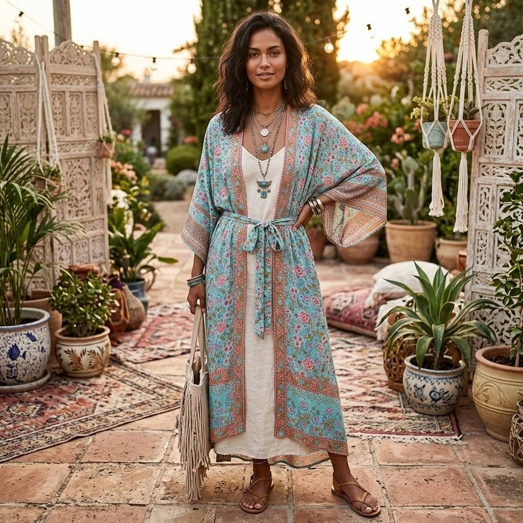 Kimono BOHO longo