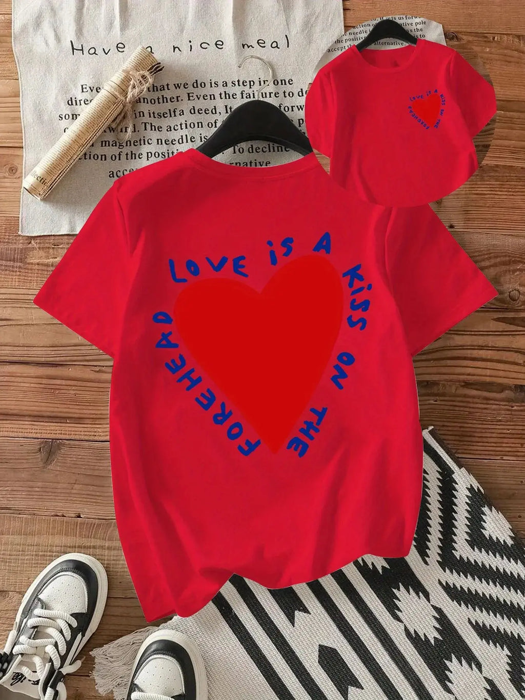 Camiseta love is a kiss