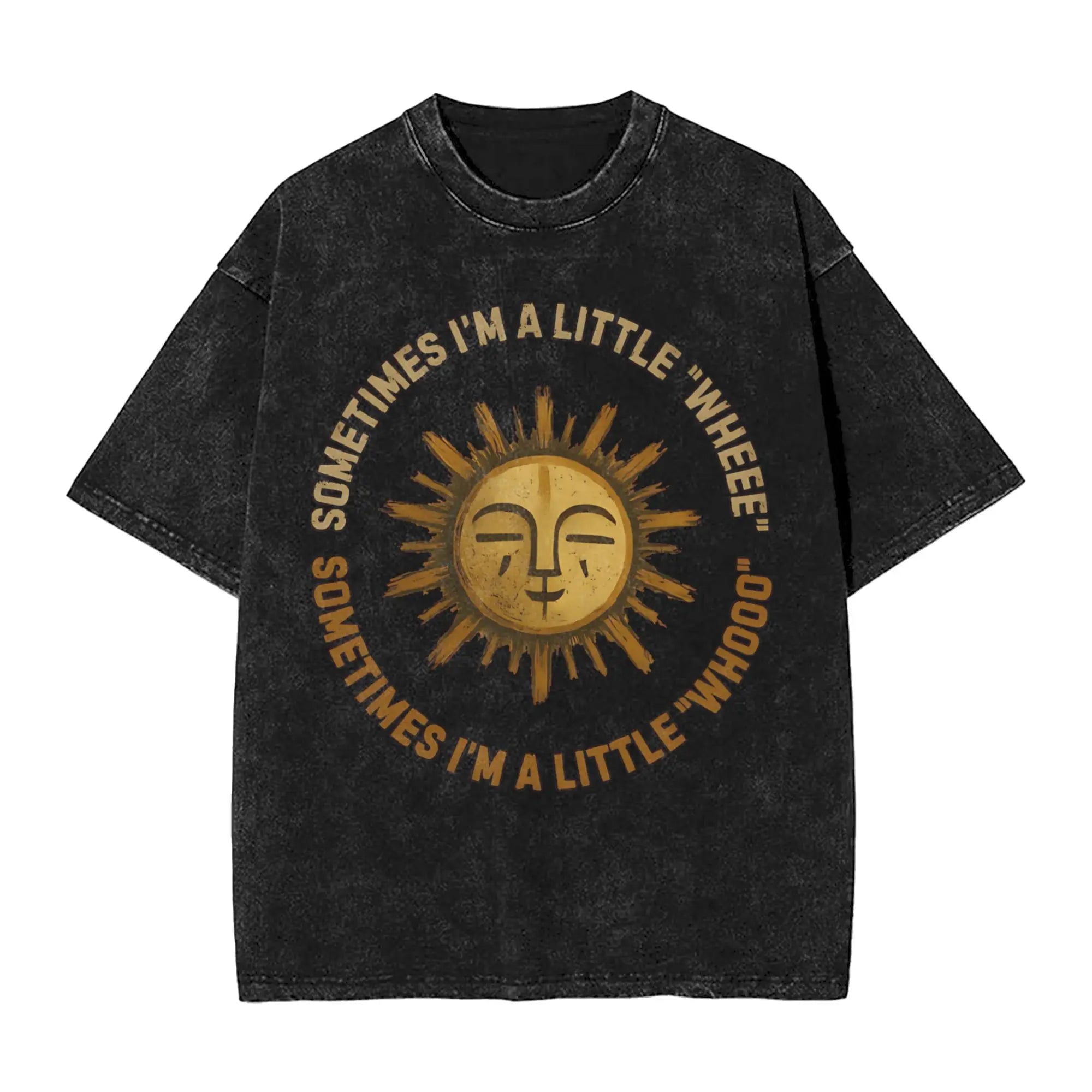 Camiseta sol negro