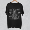 Camiseta gato espacial