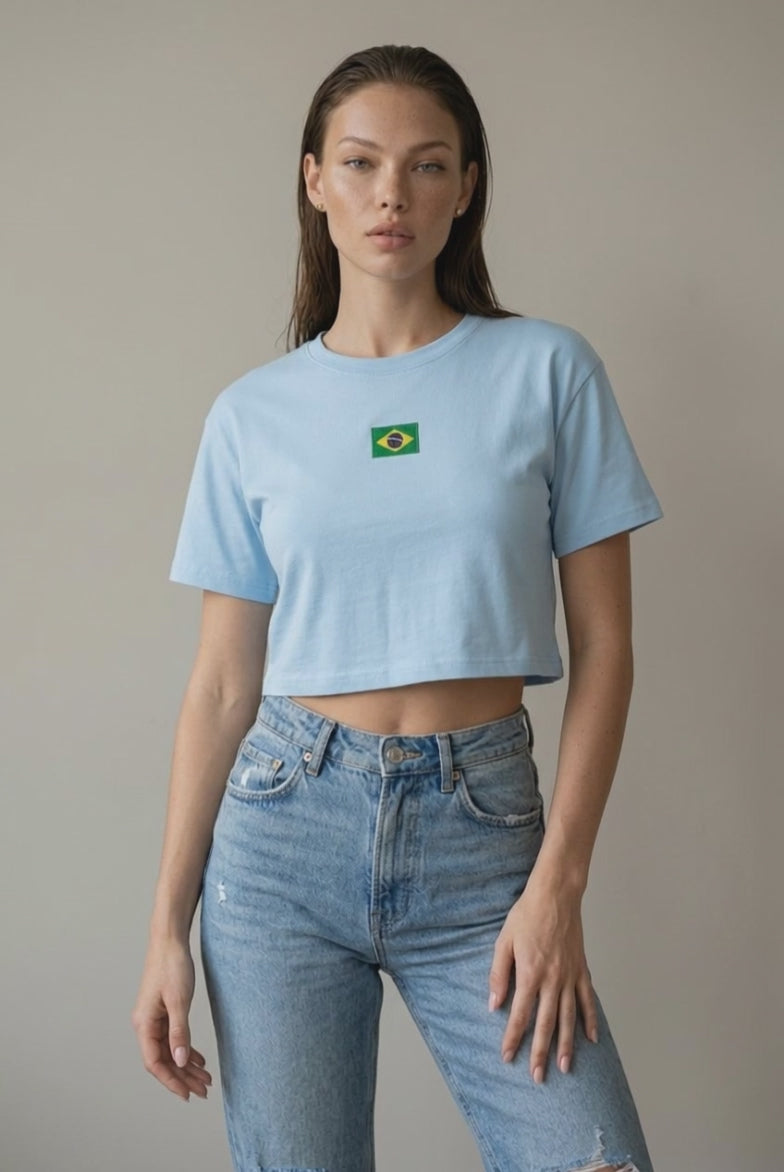 Cropped Brasil cores